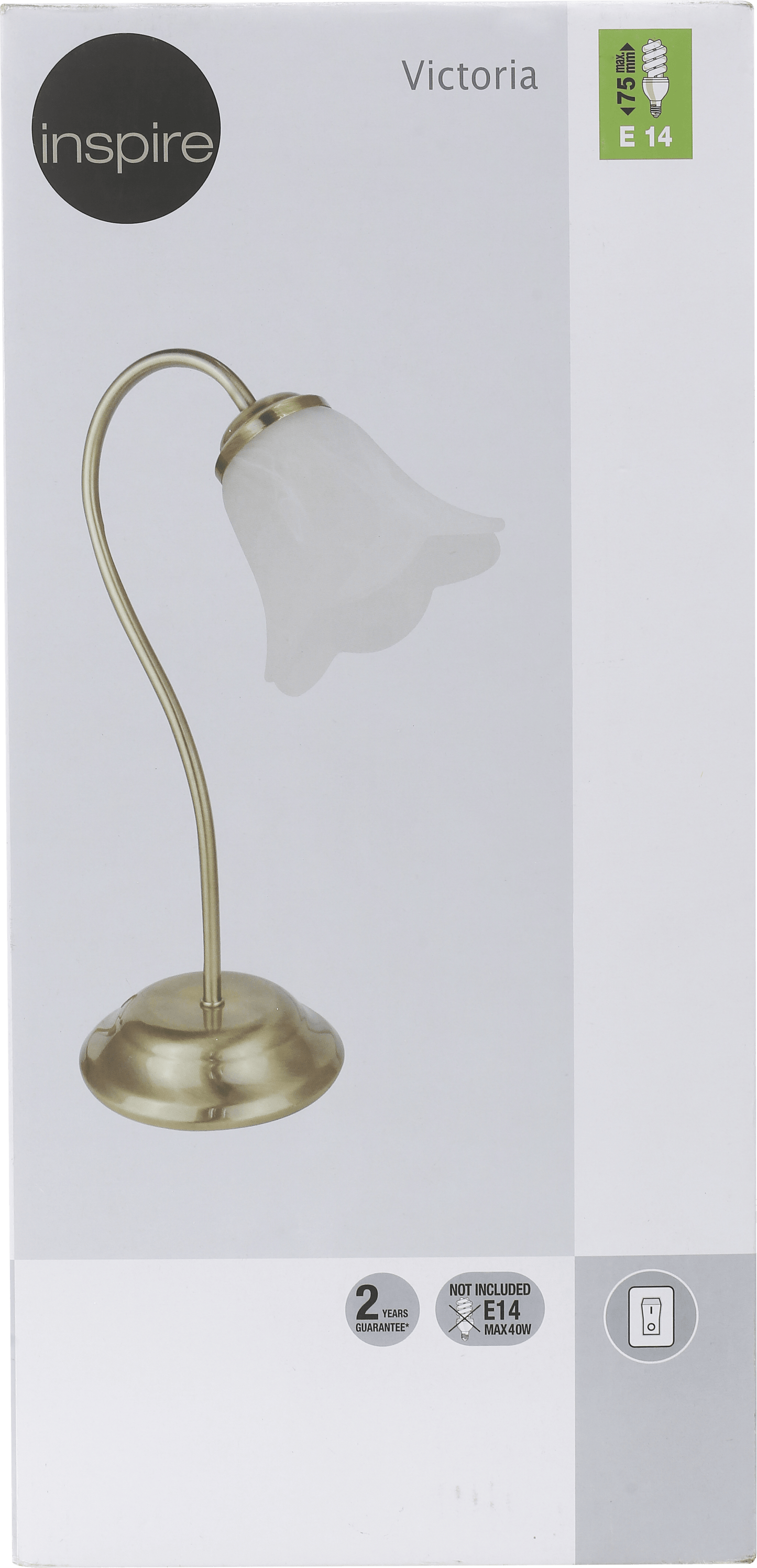 Bricocenter VICTORIA TABLE LAMP 21X29 CM E14