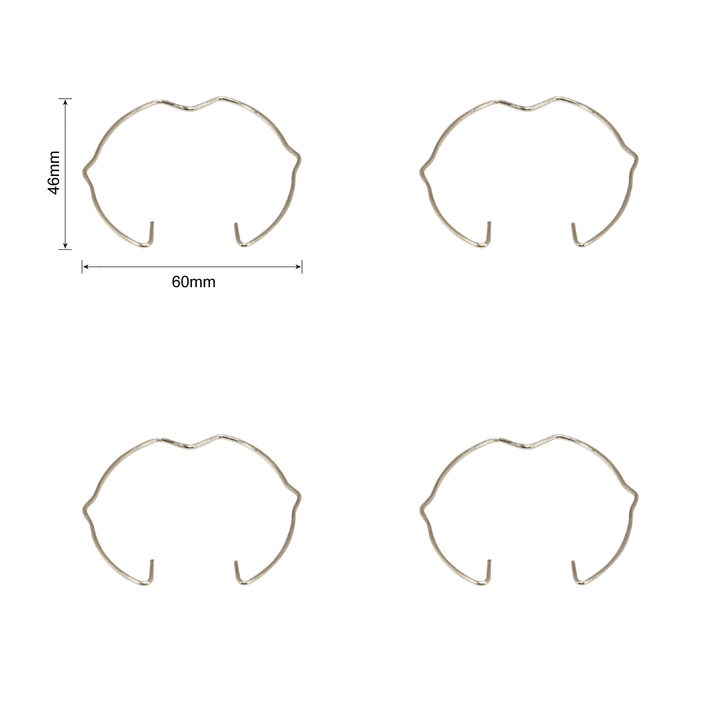 Bricocenter RING FOR RECESSED SPOTLIGHT 4 PIECES