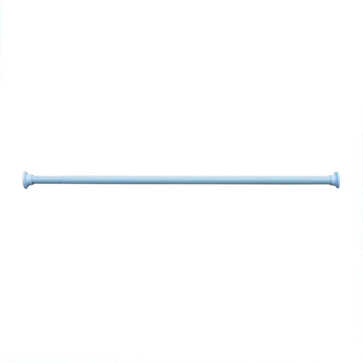 SHOWER CURTAIN ROD EXTENDABLE 1-SIDED L 75-135 CM WHITE