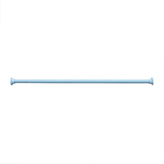 SHOWER CURTAIN ROD EXTENDABLE 1-SIDED L 75-135 CM WHITE