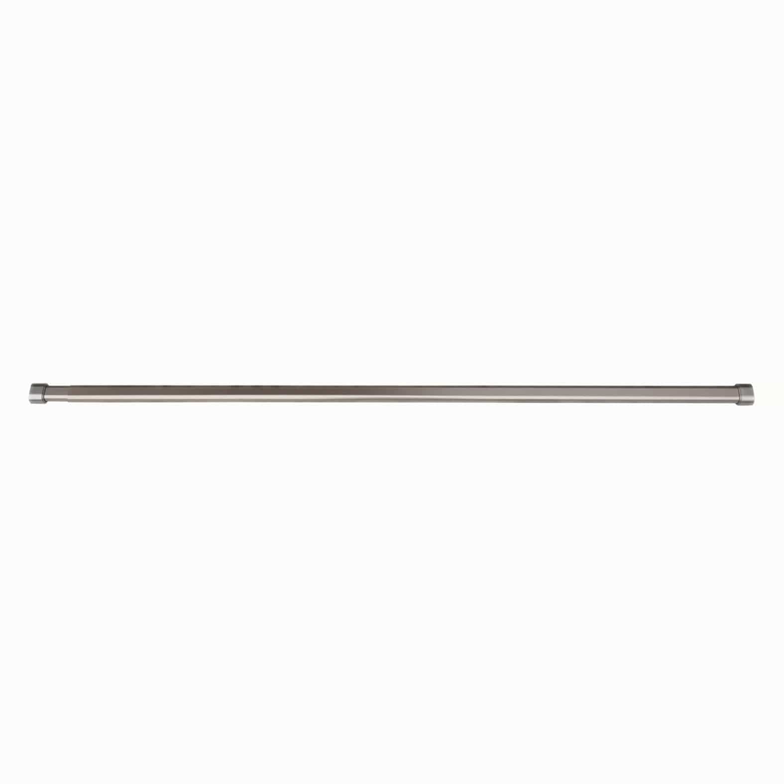 Bricocenter SHOWER CURTAIN ROD EXTENSIBLE OVAL 1 SIDE 120-220 CM SATIN-FINISHED