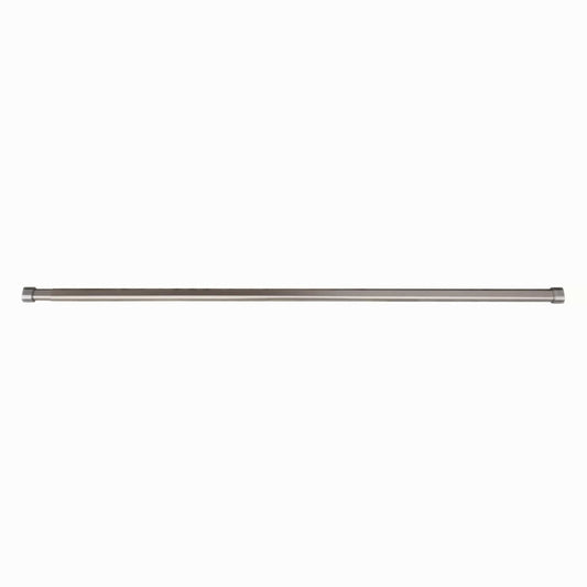 Bricocenter SHOWER CURTAIN ROD EXTENSIBLE OVAL 1 SIDE 120-220 CM SATIN-FINISHED