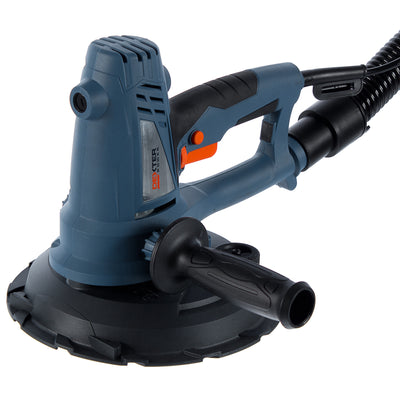 DEXTER POWER 750W ORBITAL SANDER WITH 180 MM BACKING PAD AND VACUUM ATTACHMENT