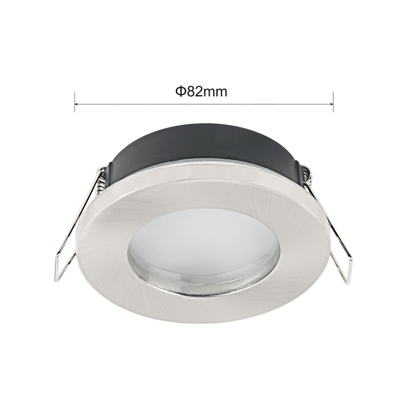 Bricocenter RECESSED SPOTLIGHT LECCO NICKEL D6.8 CM 35W NATURAL LIGHT IP65