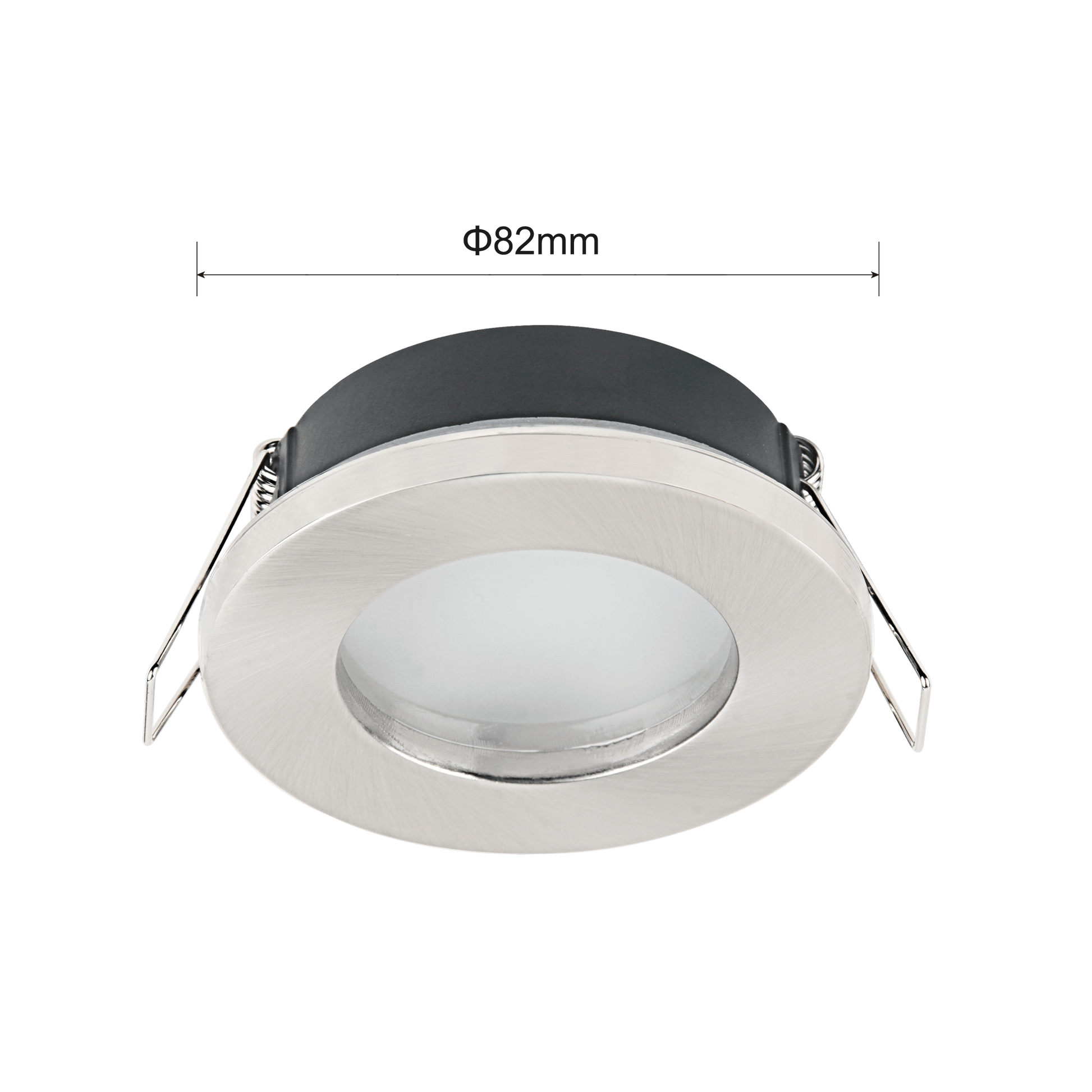 Bricocenter RECESSED SPOTLIGHT LECCO NICKEL D6.8 CM 35W NATURAL LIGHT IP65