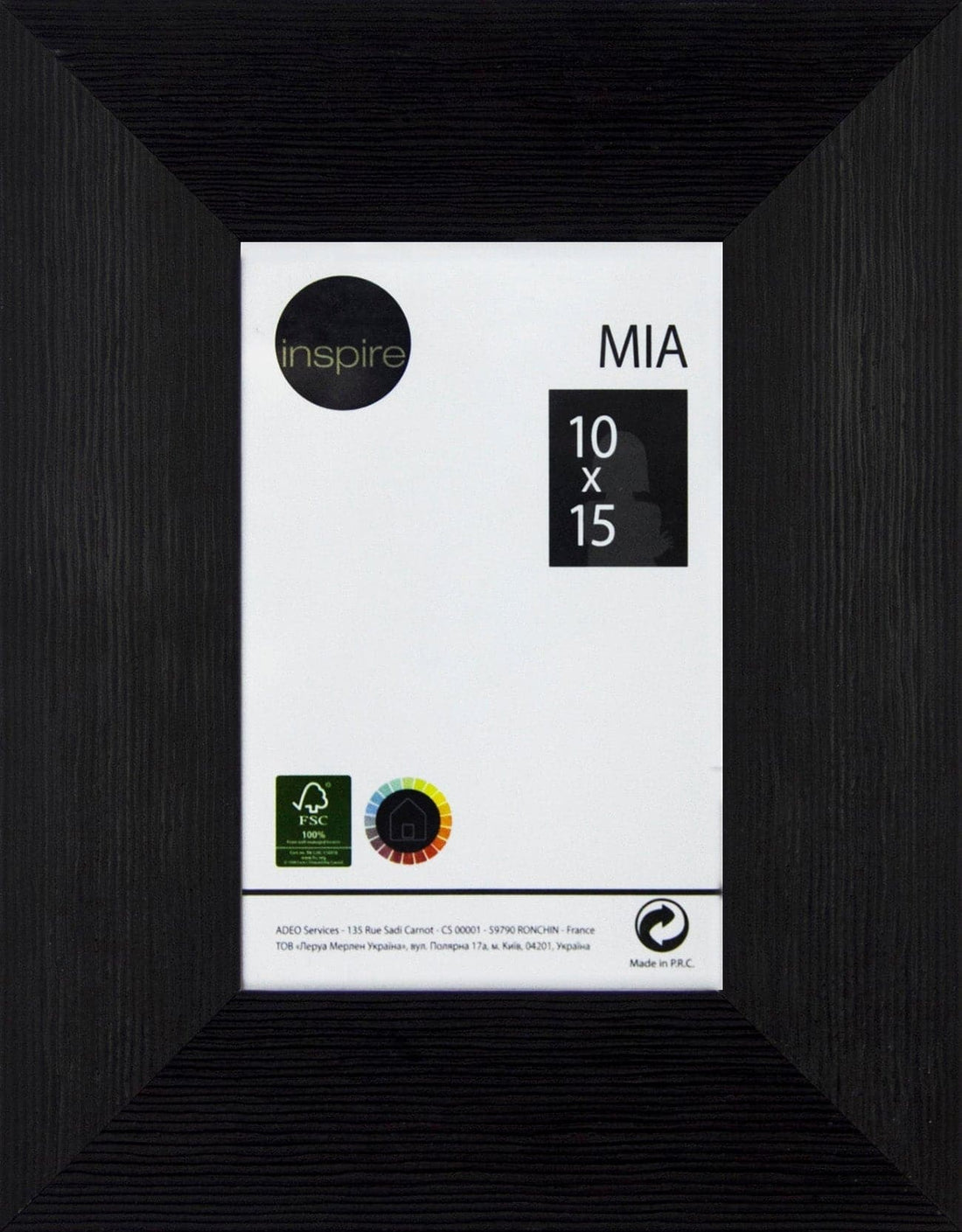 MIA FRAME 10X15 CM WOOD BLACK - best price from Maltashopper.com BR480004677