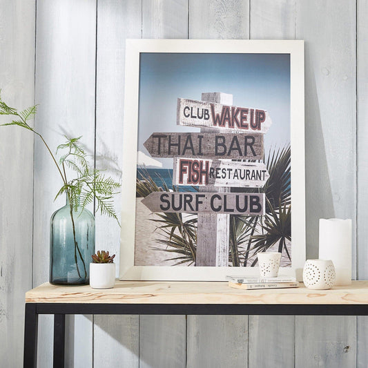 MIA FRAME 30X40 CM WOOD WHITE