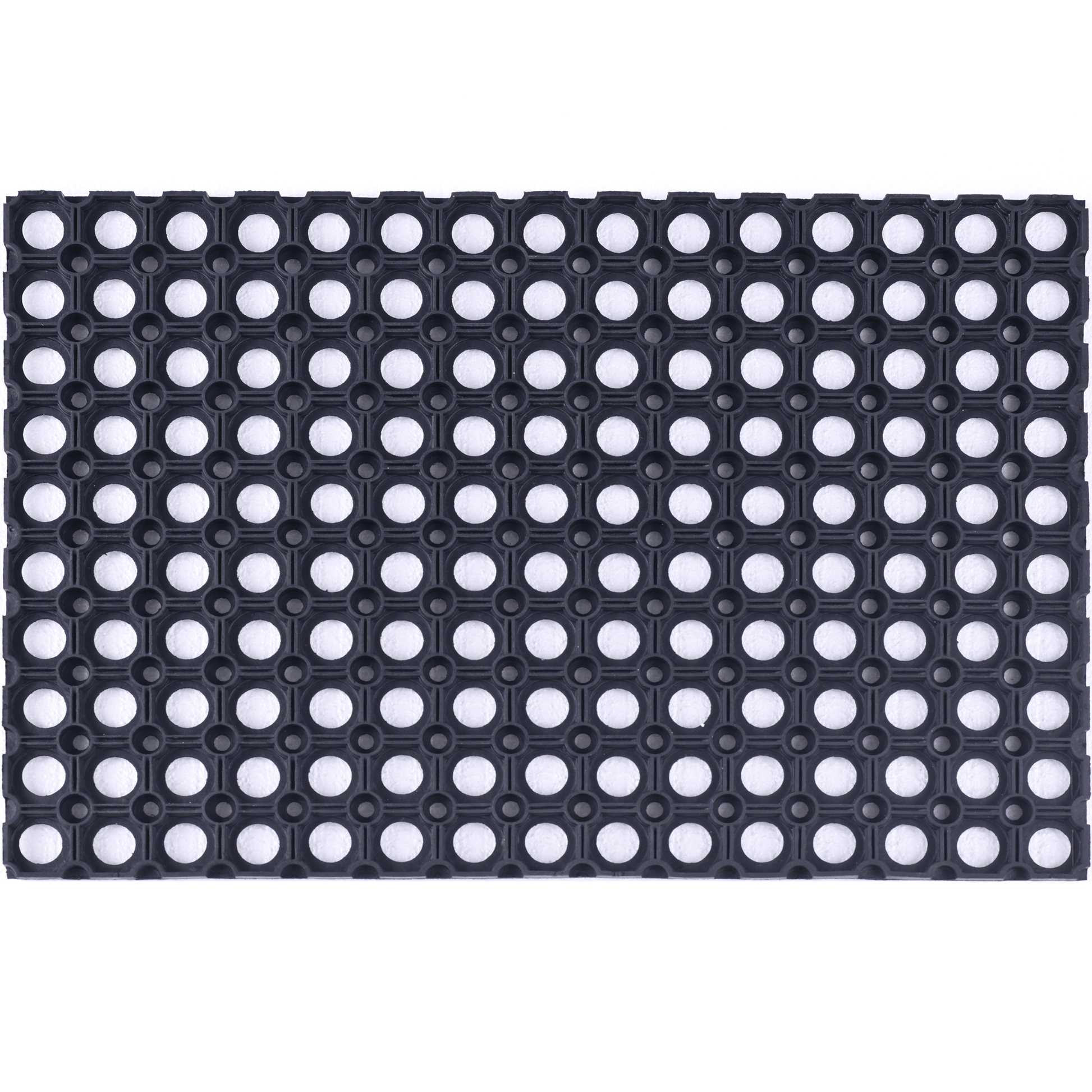 Bricocenter DOORMAT FLAVIO RUBBER BLACK 50X100 CM