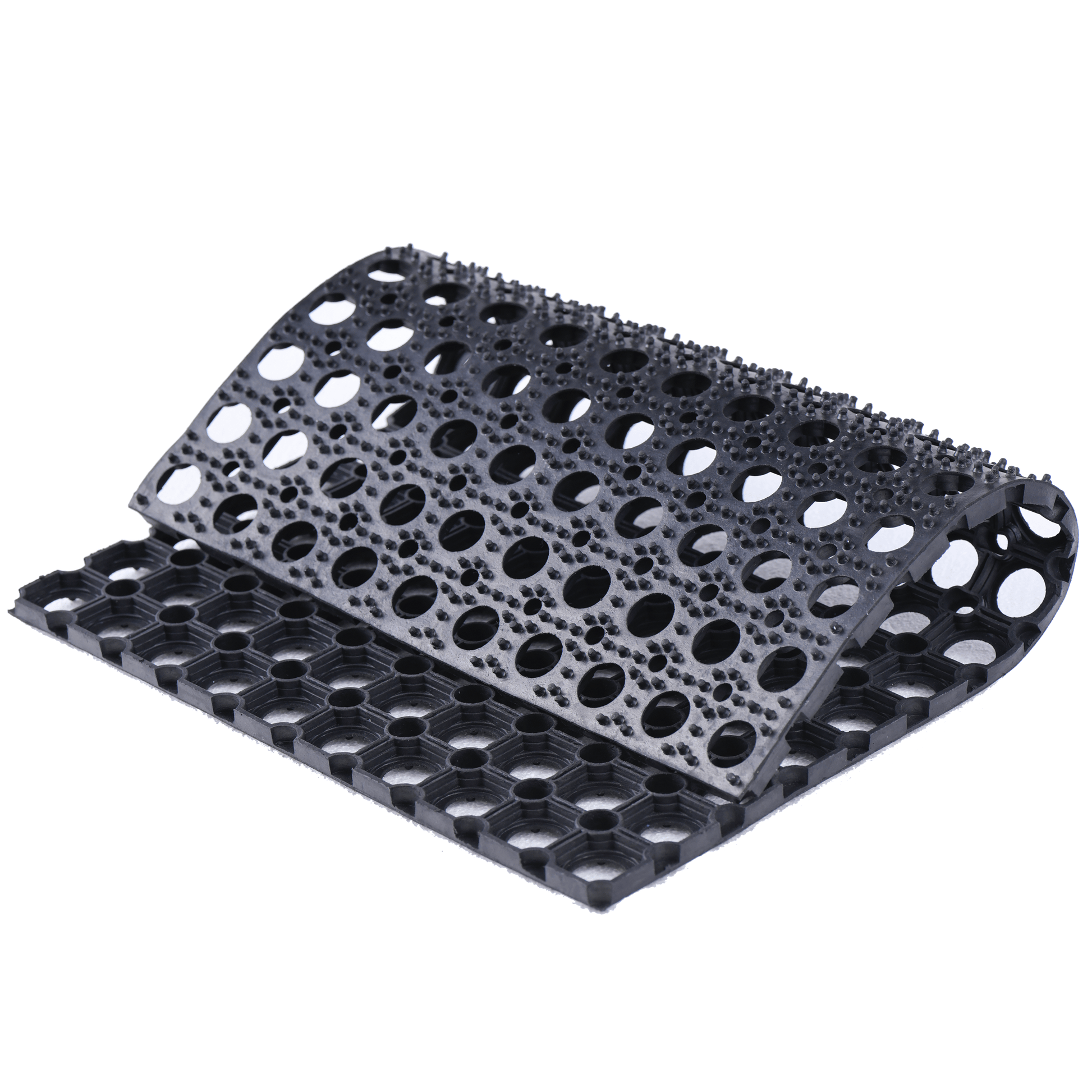 Bricocenter DOORMAT FLAVIO RUBBER BLACK 50X100 CM