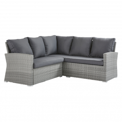DAVOS CORNER SET 6 SEATS NATERIAL with liftable table 90X90 synthetic-aluminum wicker - best price from Maltashopper.com BR500012490