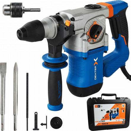 Bricocenter DEXTER BREAKER 1500W 5.6 J VARIABLE SPEED SDS SPINDLE
