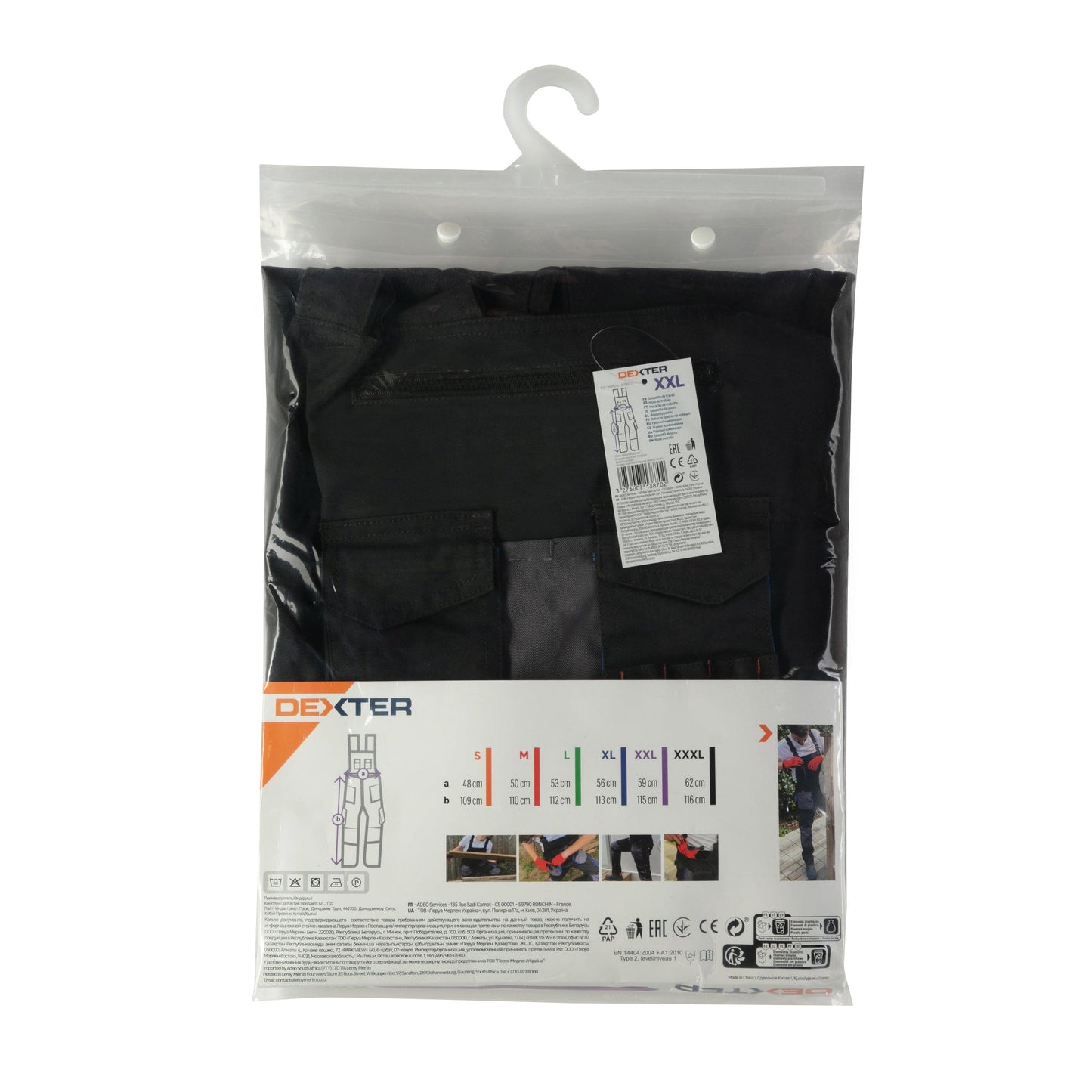 DEXTER DUNGAREES TG. L