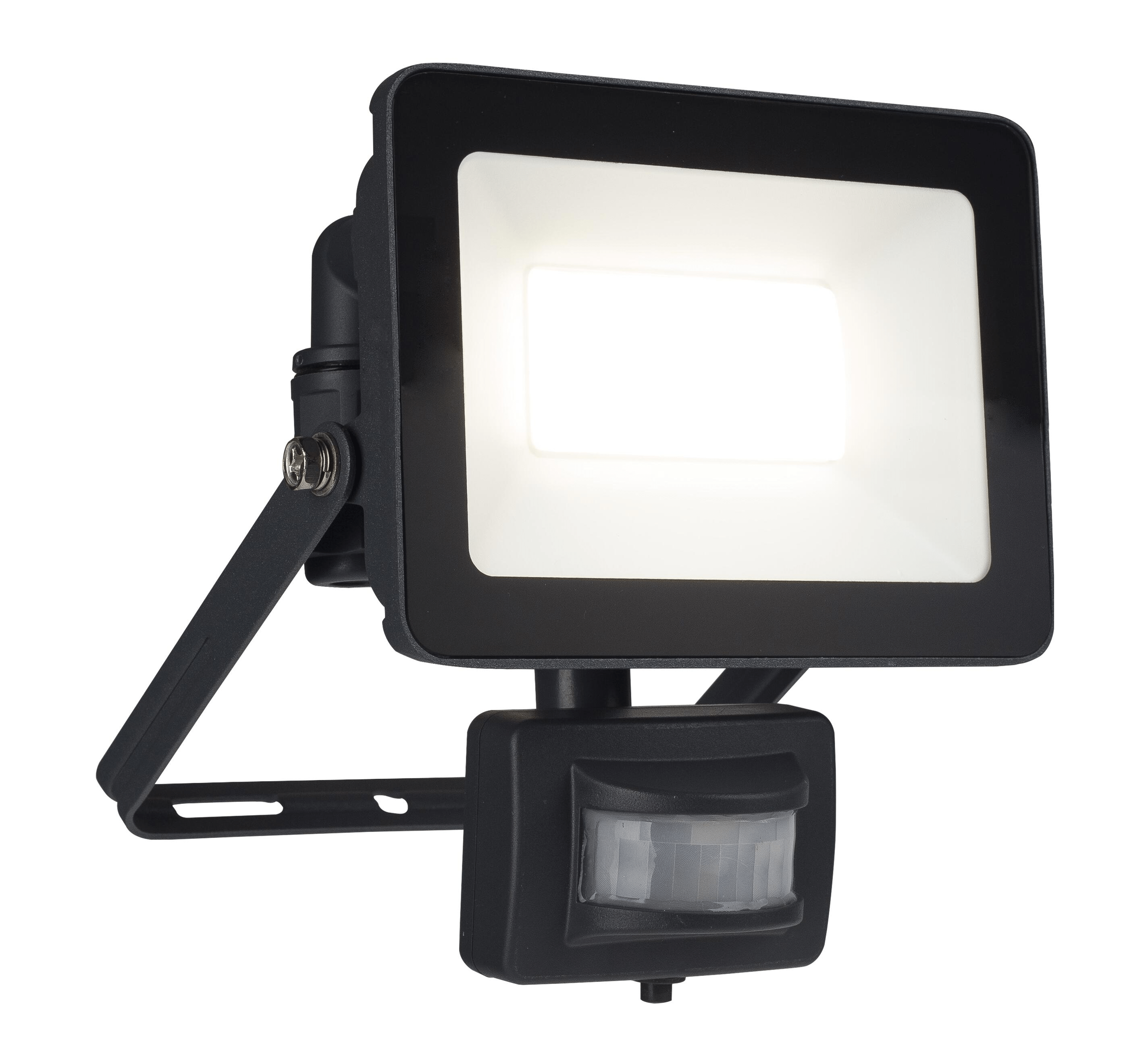 YONKERS ALUMINIUM PROJECTOR GREY LED 50W WITH MOTION SENSOR Best Price at