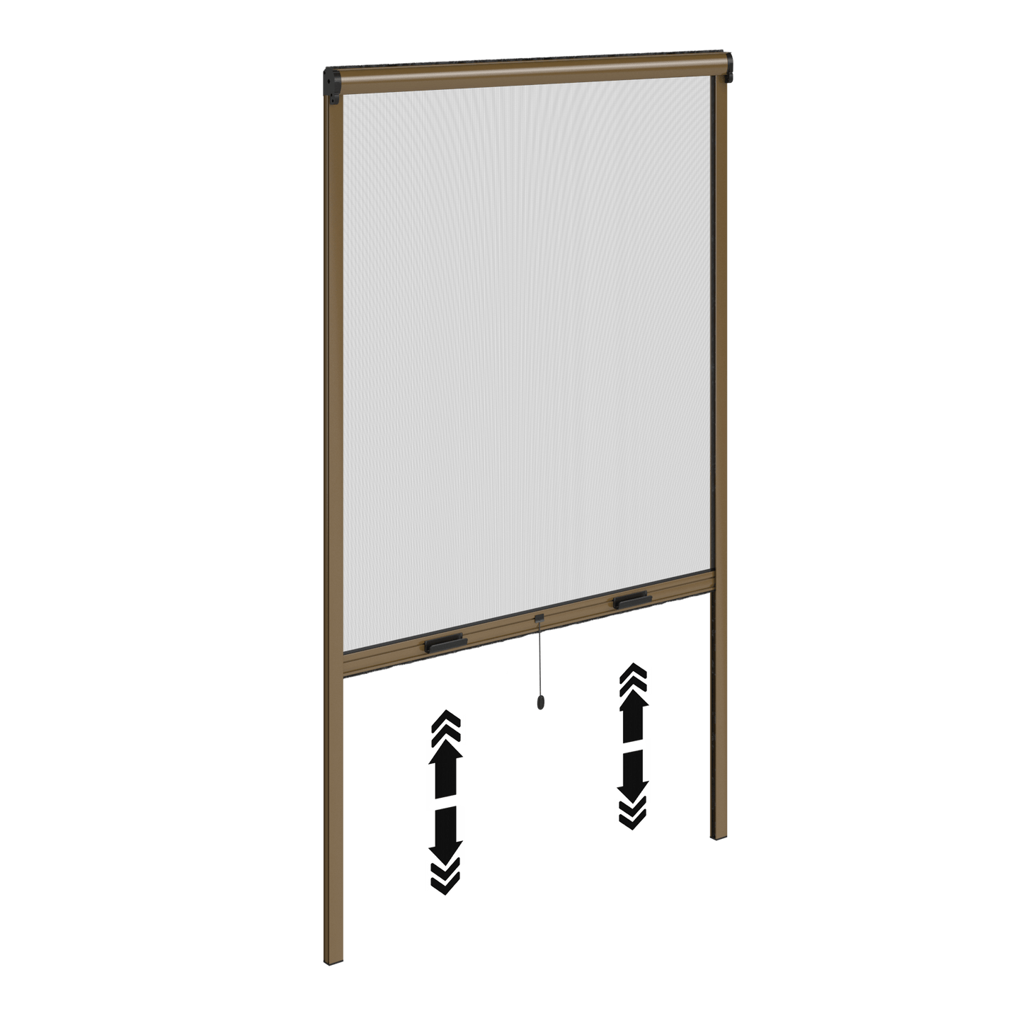 Bricocenter RETRACTABLE INSECT SCREEN 160X160 BRONZE