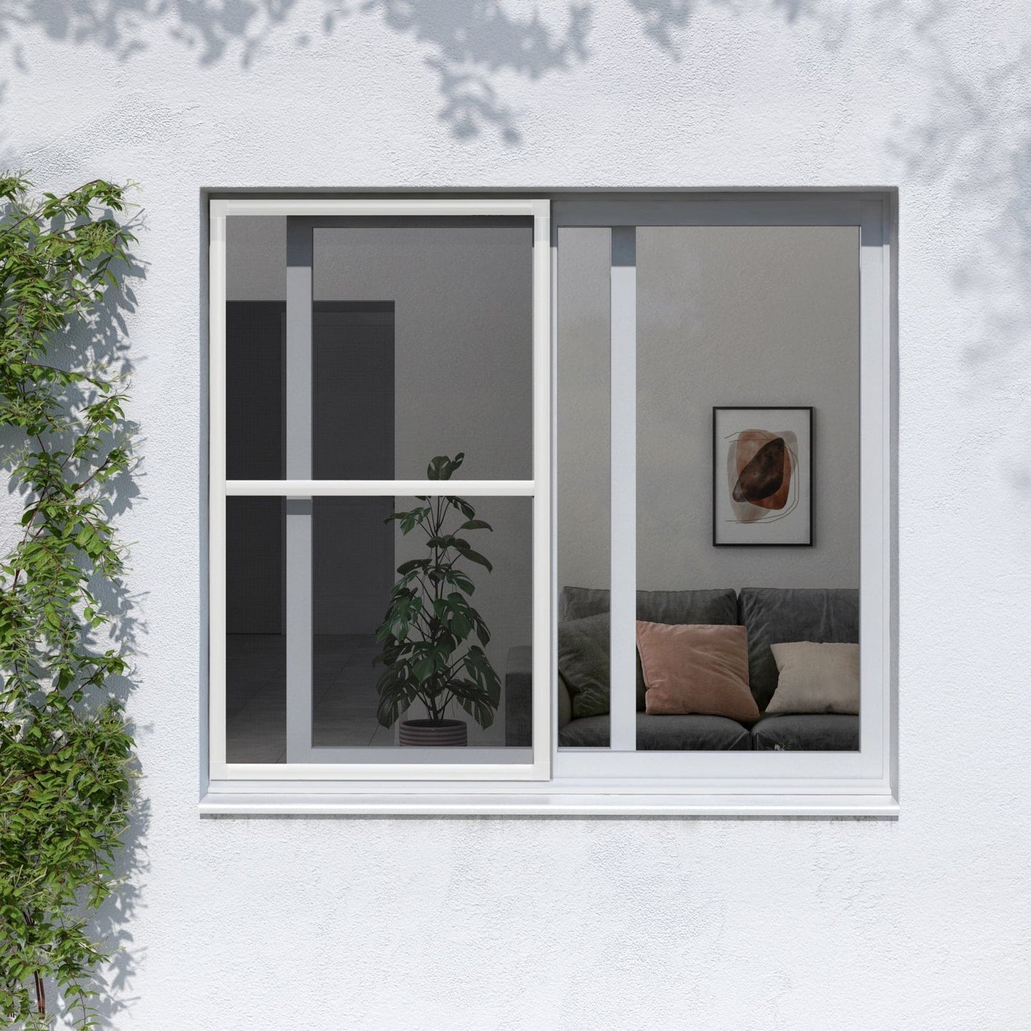 Bricocenter RETRACTABLE INSECT SCREEN 160X160 BRONZE
