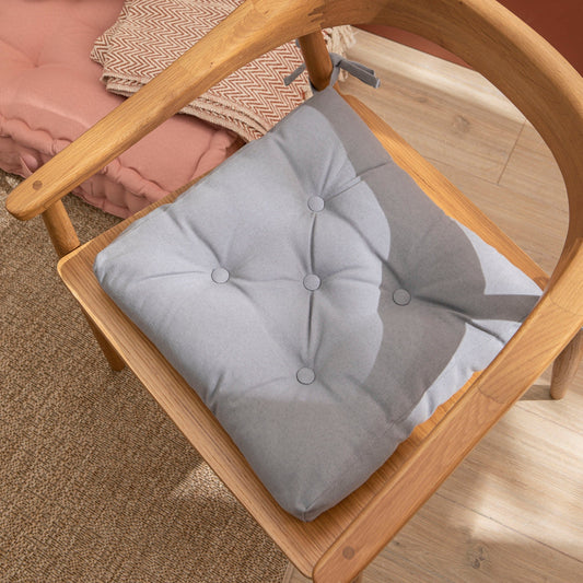 Bricocenter LUCK GREY GRANITE CHAIR COVER 40X40X6 CM POLYCOTTON