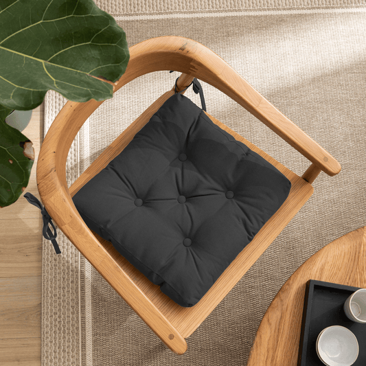 Bricocenter LUCK CHAIR COVER MOON GREY 40X40X6 CM POLYCOTTON