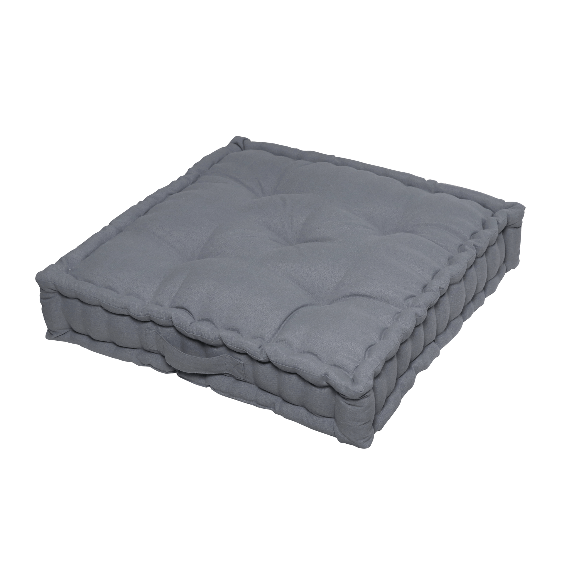 LUCK GRANITE GREY MATTRESS CUSHION 40X40X10