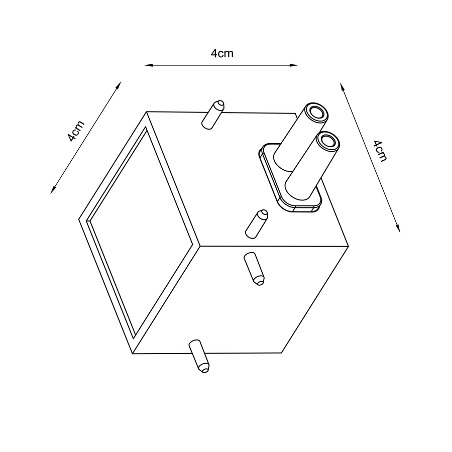 Bricocenter CORNER CONNECTOR FOR SLIMLINE LED 1.3W NATURAL LIGHT