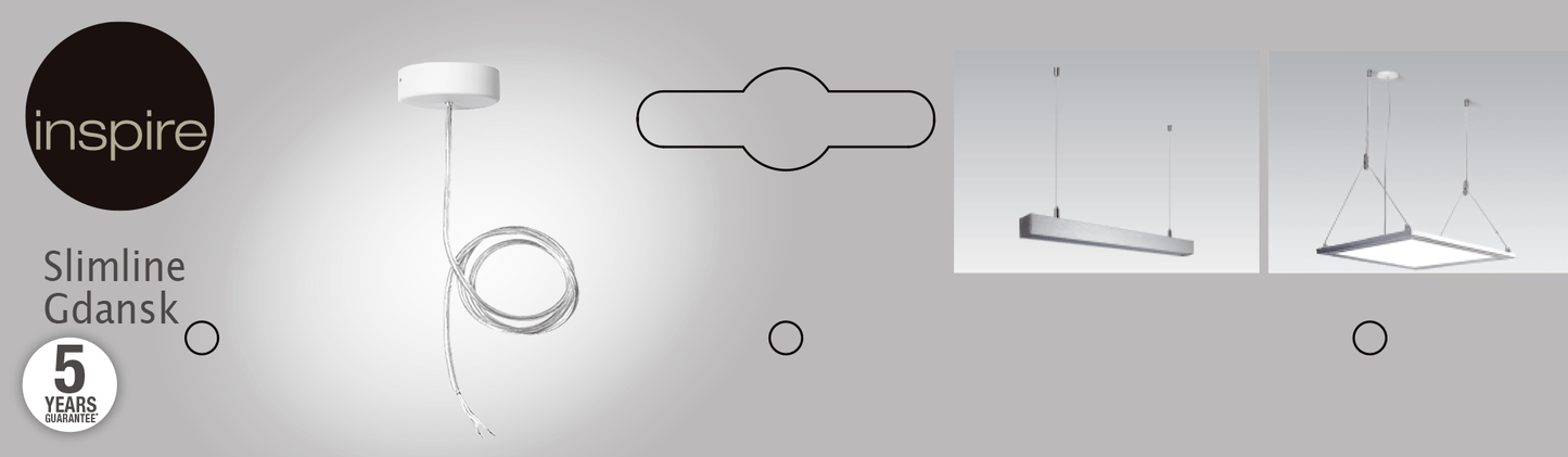 Bricocenter ROSETTE AND CABLE FOR LED PANELS