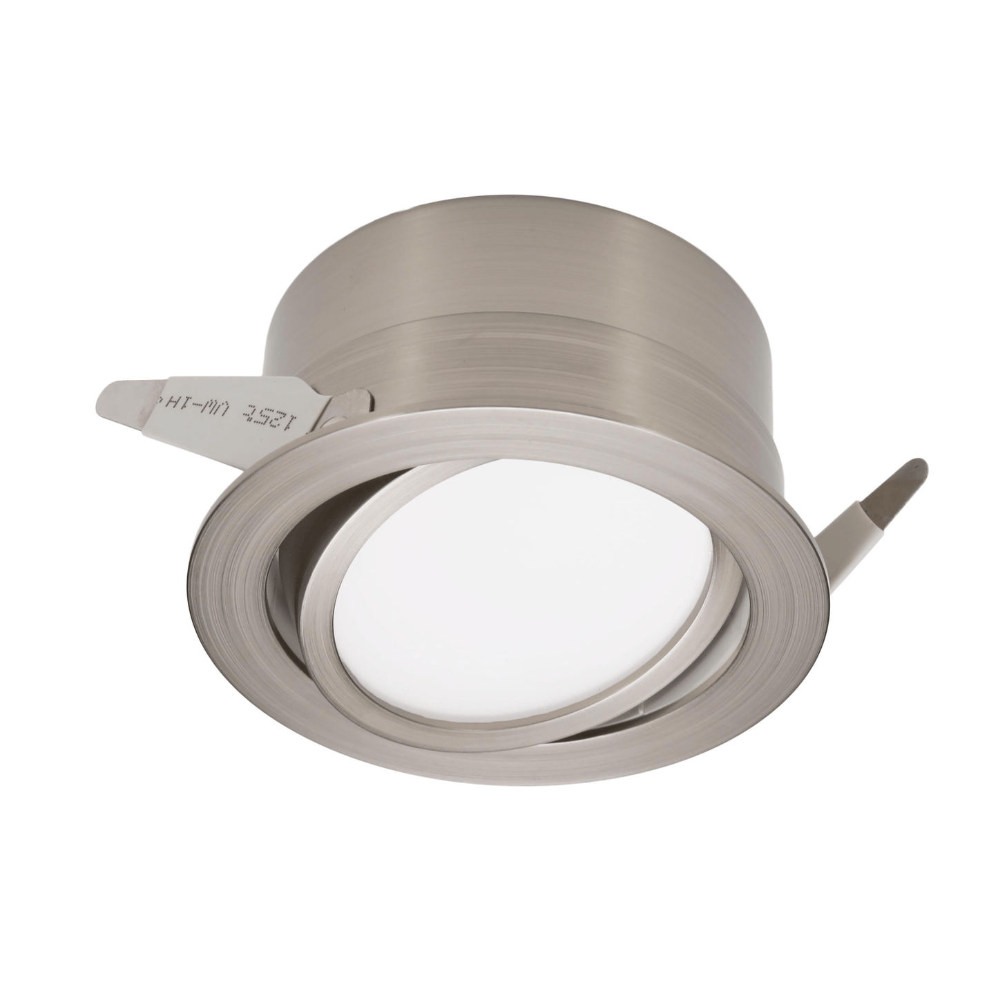 Bricocenter LINDI NICKEL ALUMINIUM RECESSED SPOTLIGHT D8.3 CM LED 6W NATURAL LIGHT ADJUSTABLE IP65