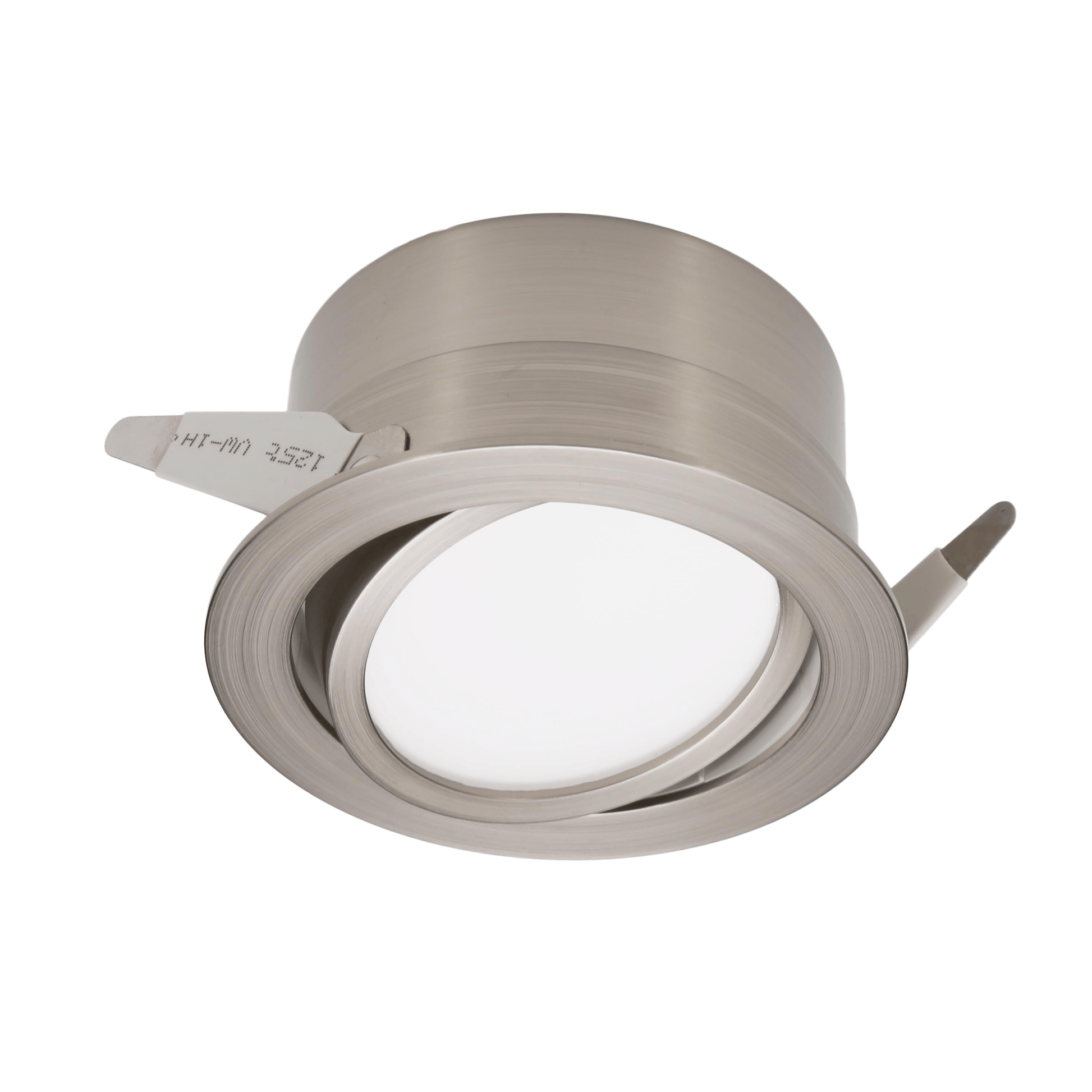 Bricocenter LINDI NICKEL ALUMINIUM RECESSED SPOTLIGHT D8.3 CM LED 6W NATURAL LIGHT ADJUSTABLE IP65