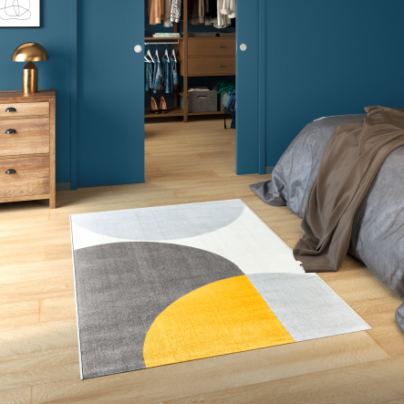 DELPHINE GREY CARPET 120X170CM POLYPROPYLENE