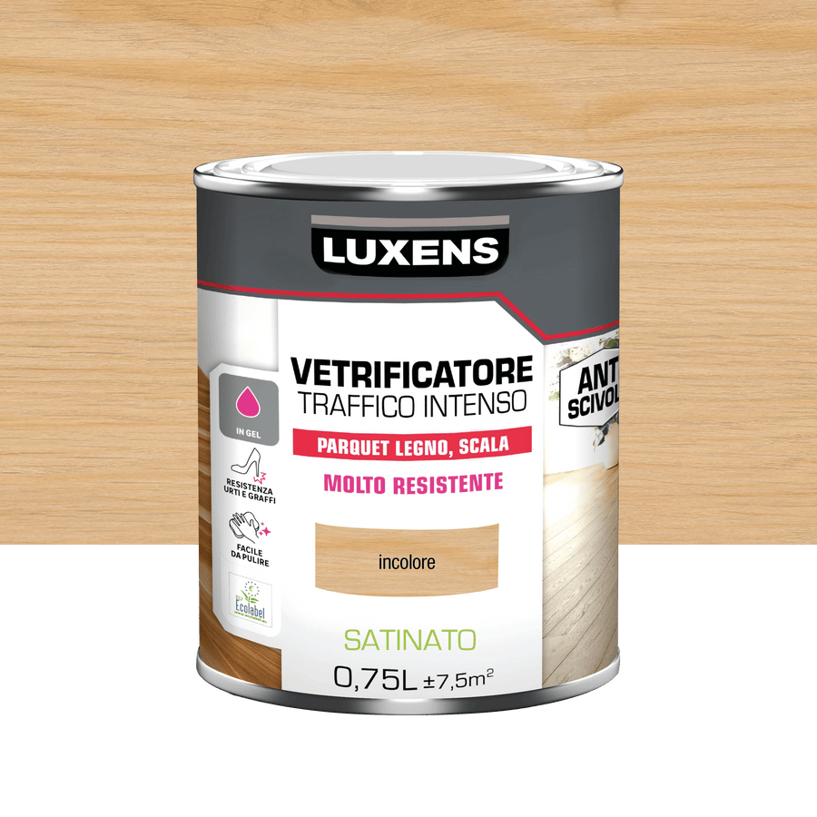 Bricocenter GLAZIER HEAVY TRAFFIC 0.75L SATIN CLEAR LUXENS