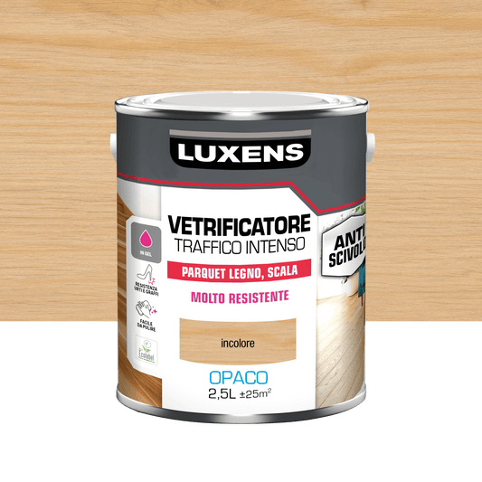 Bricocenter LUXENS HEAVY TRAFFIC GLAZIER 2.5LT MATT COLOURLESS