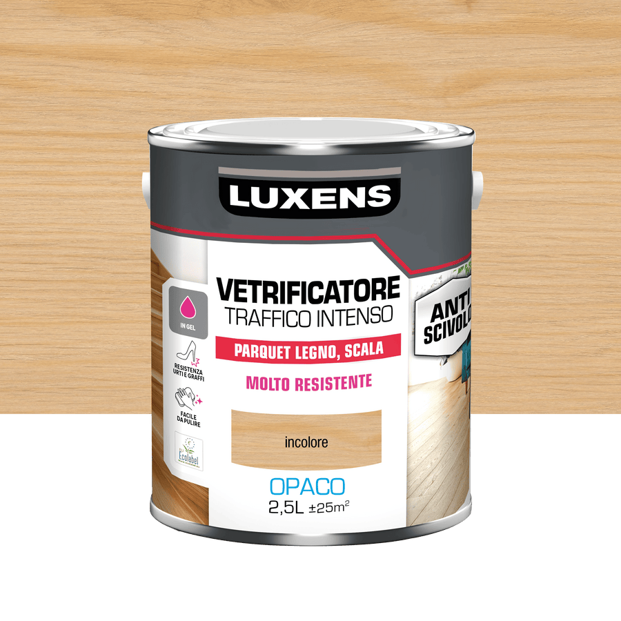 Bricocenter LUXENS HEAVY TRAFFIC GLAZIER 2.5LT MATT COLOURLESS