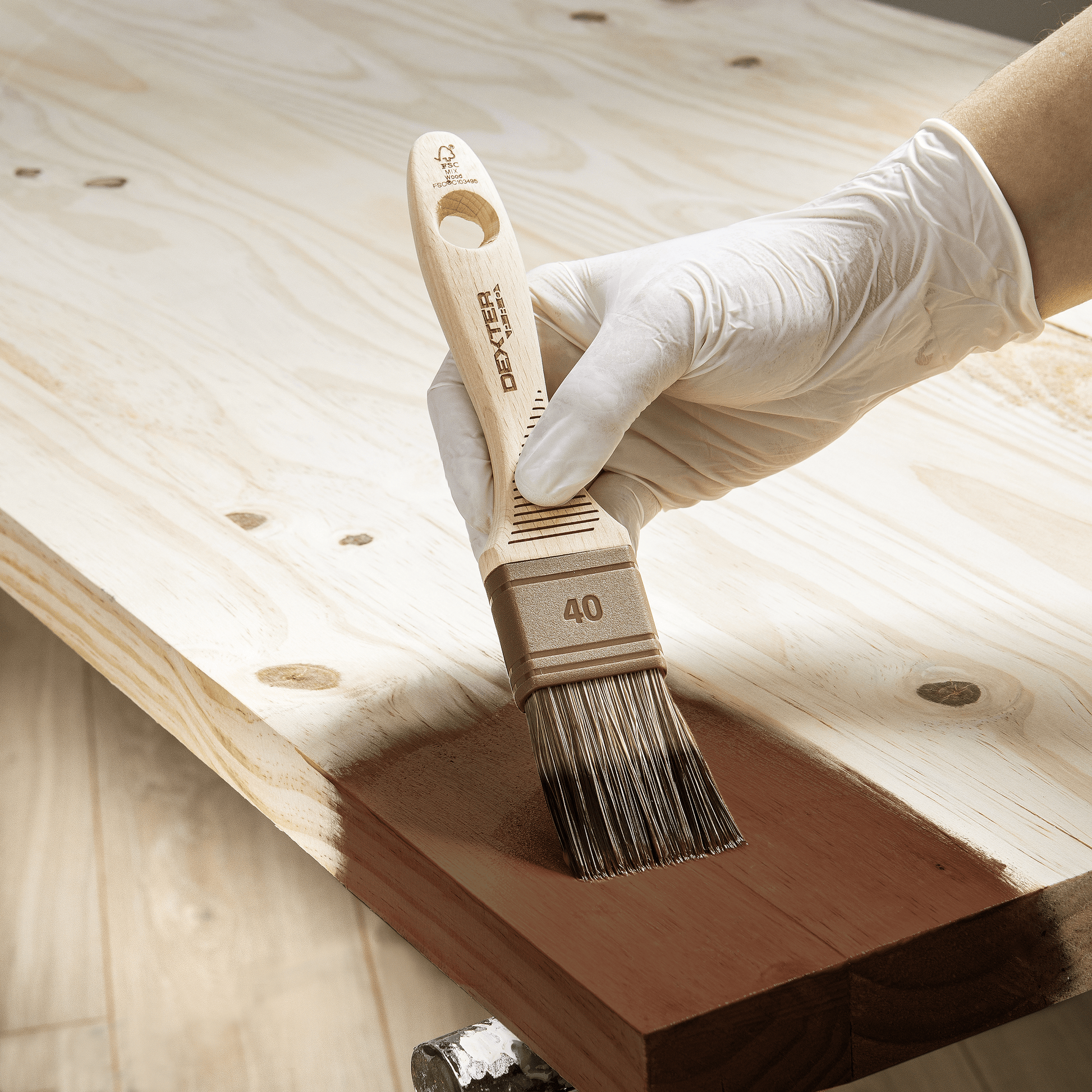 Bricocenter BRUSHED MAHOGANY WOOD VARNISH 0.75 L LUXENS