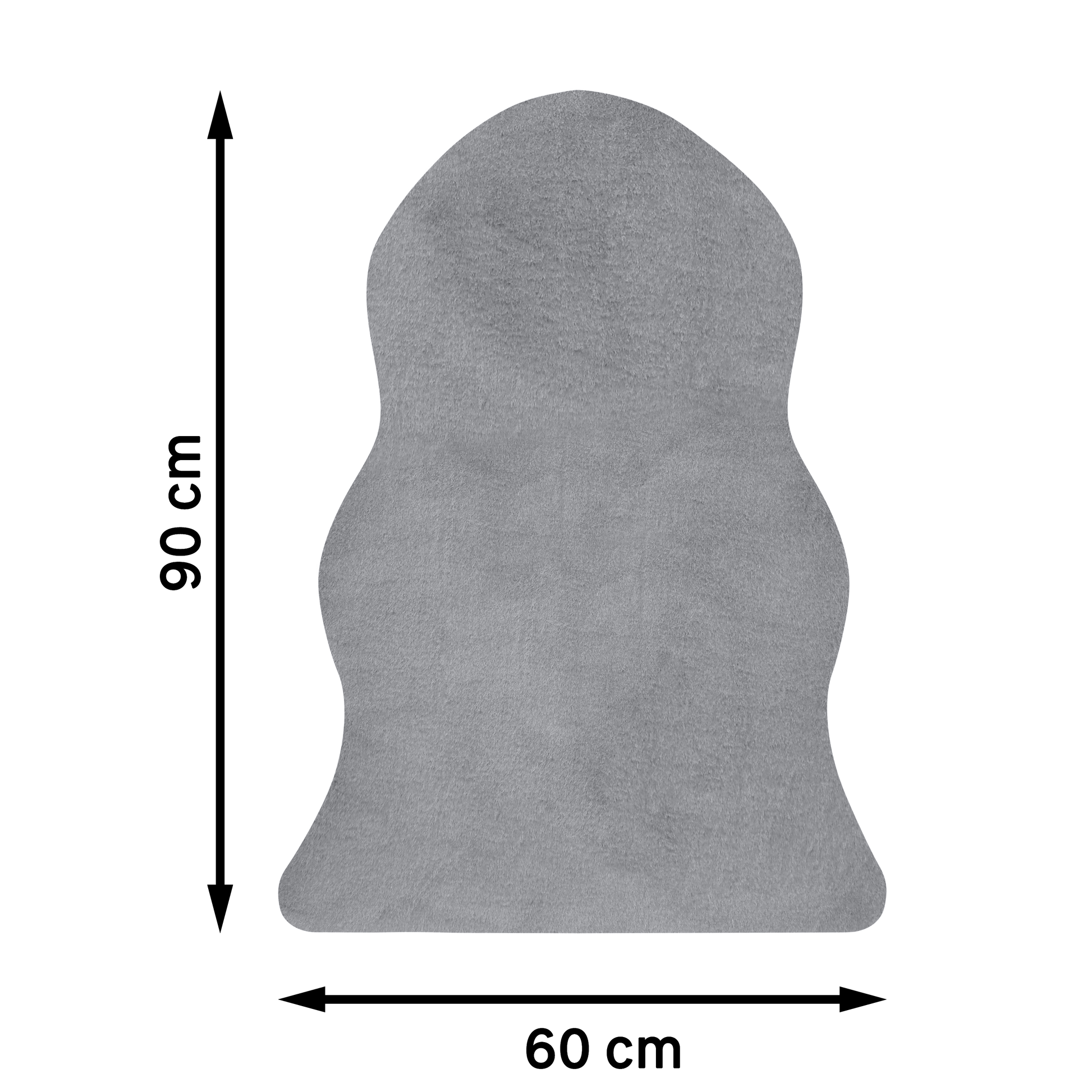 Bricocenter WHITE GREY GRANITE CARPET 60X90CM POLYESTER