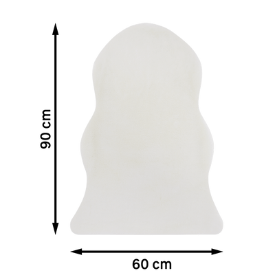 CREAM WHITE 60X90CM LONG PILE POLYESTER CARPET - Premium Furniture Carpets from Bricocenter - Just €30.99! Shop now at Maltashopper.com