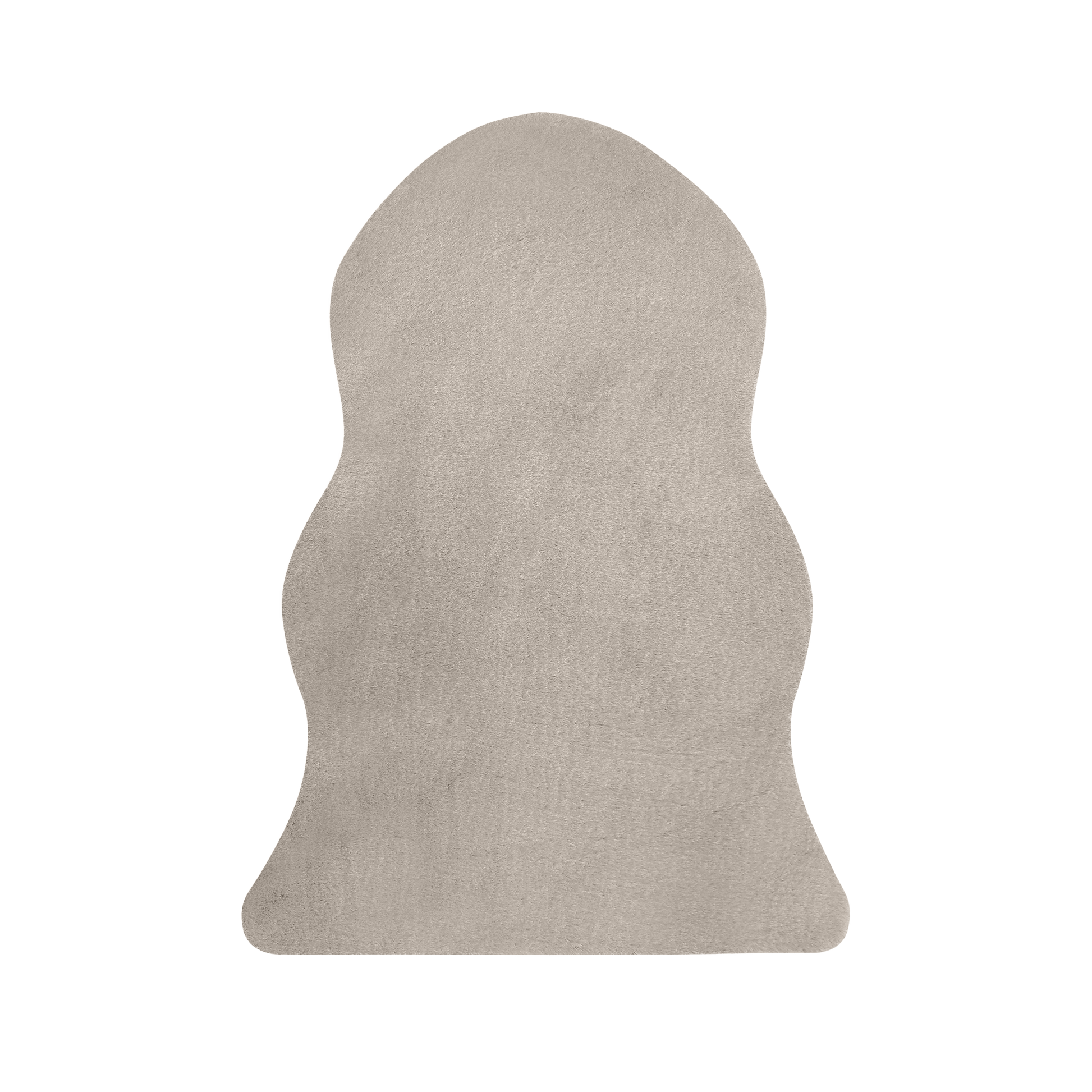 Bricocenter WHITE GREY MOON CARPET 60X90CM LONG PILE POLYESTER