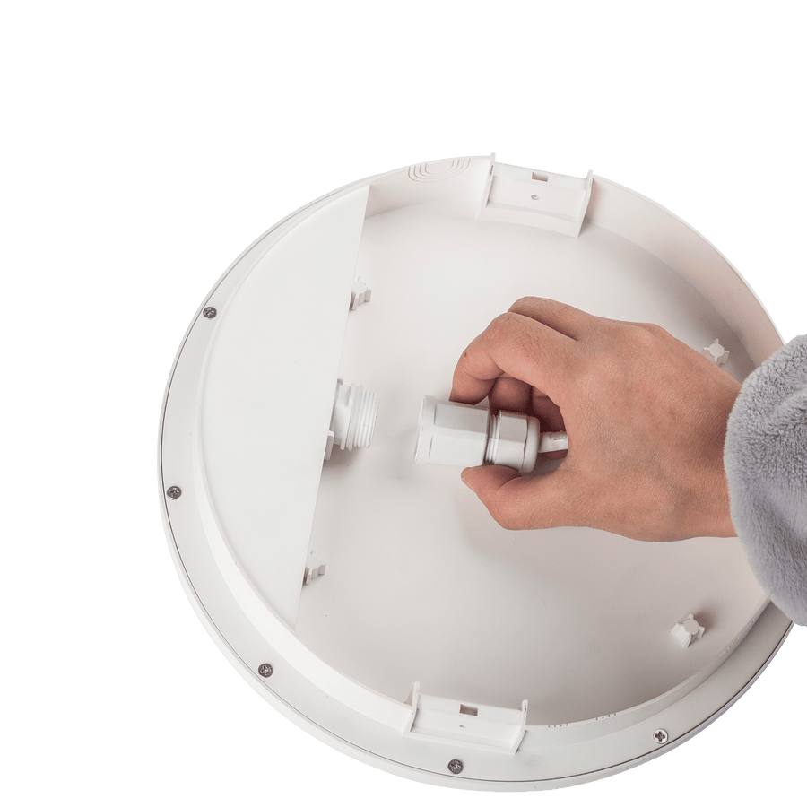 Bricocenter EZY CEILING LIGHT PLASTIC WHITE D24.5 LED 15W NATURAL LIGHT IP65