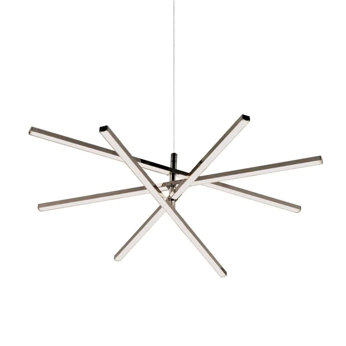 Bricocenter CHANDELIER CONCORD CHROME D60 LED 4X6W NATURAL LIGHT