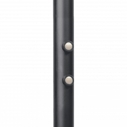 FLOOR LAMP NENUFAR METAL GREY H180 LED 18W DIMMABLE