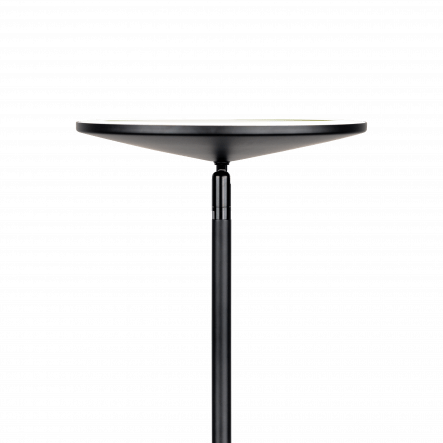 Bricocenter FLOOR LAMP NENUFAR METAL GREY H180 LED 18W DIMMABLE