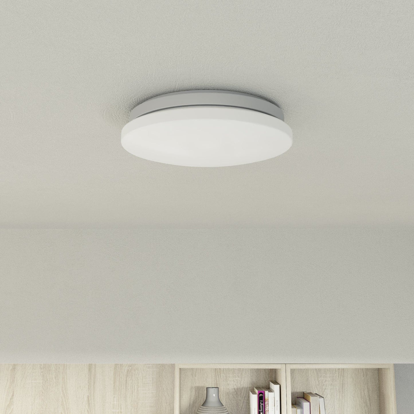 MOON METAL CEILING LAMP WHITE D25 LED 12W NATURAL LIGHT