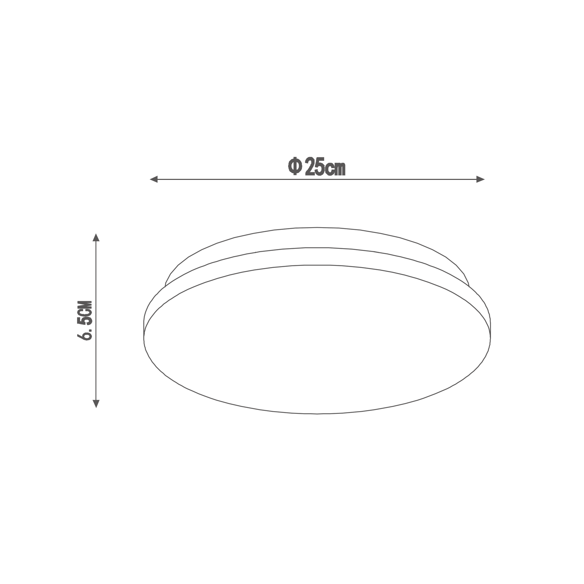 Bricocenter MOON METAL CEILING LAMP WHITE D25 LED 12W NATURAL LIGHT