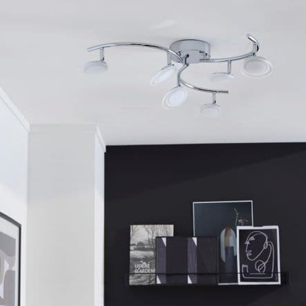 LOOB METAL SPOTLIGHT CHROME 65.7X18 CM LED 5W WARM LIGHT