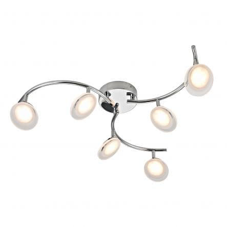LOOB METAL SPOTLIGHT CHROME 65.7X18 CM LED 5W WARM LIGHT