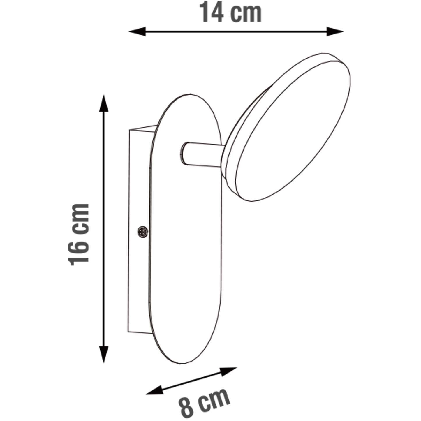 Bricocenter LOOB METAL SPOTLIGHT CHROME LED 5W WARM LIGHT