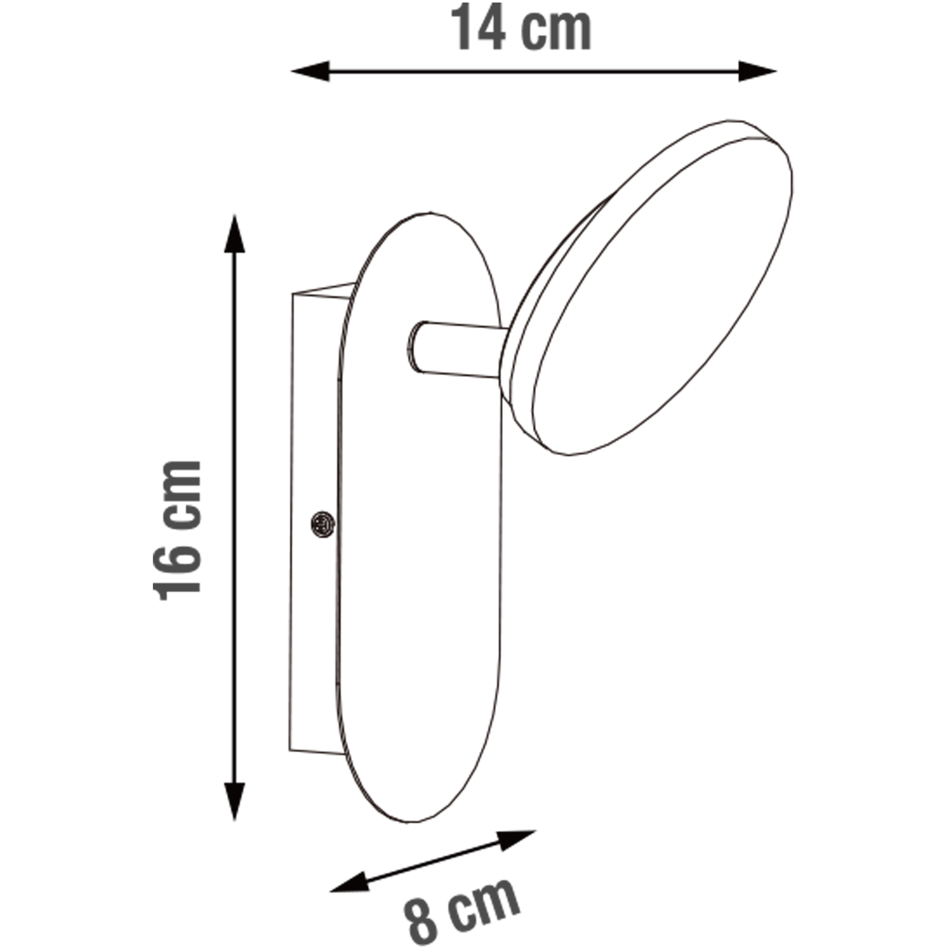 Bricocenter LOOB METAL SPOTLIGHT CHROME LED 5W WARM LIGHT