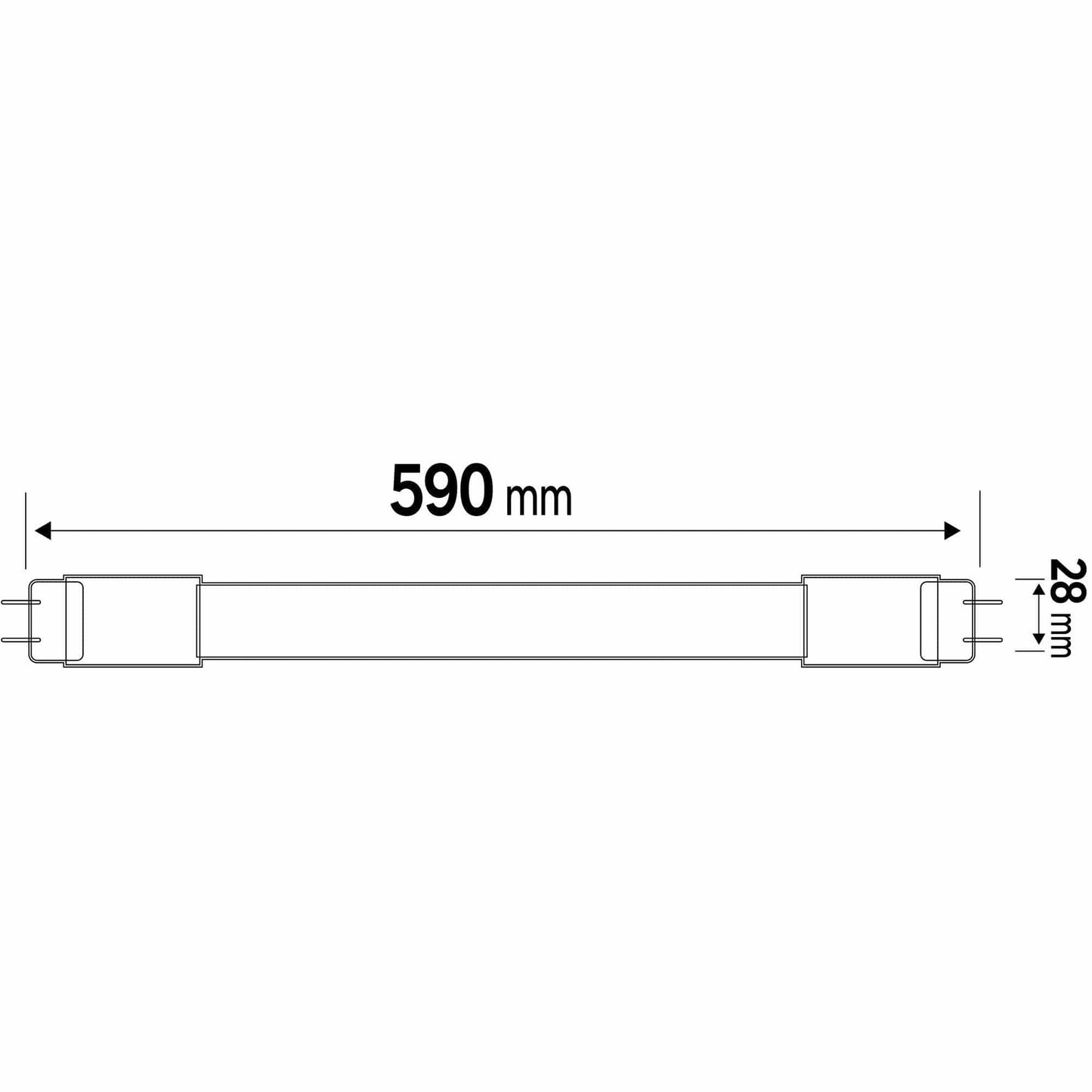 Bricocenter LED TUBE T8 G13 9W 59CM NATURAL LIGHT