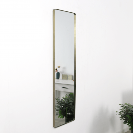 GLAM METAL GOLD MIRROR 40X130 CM