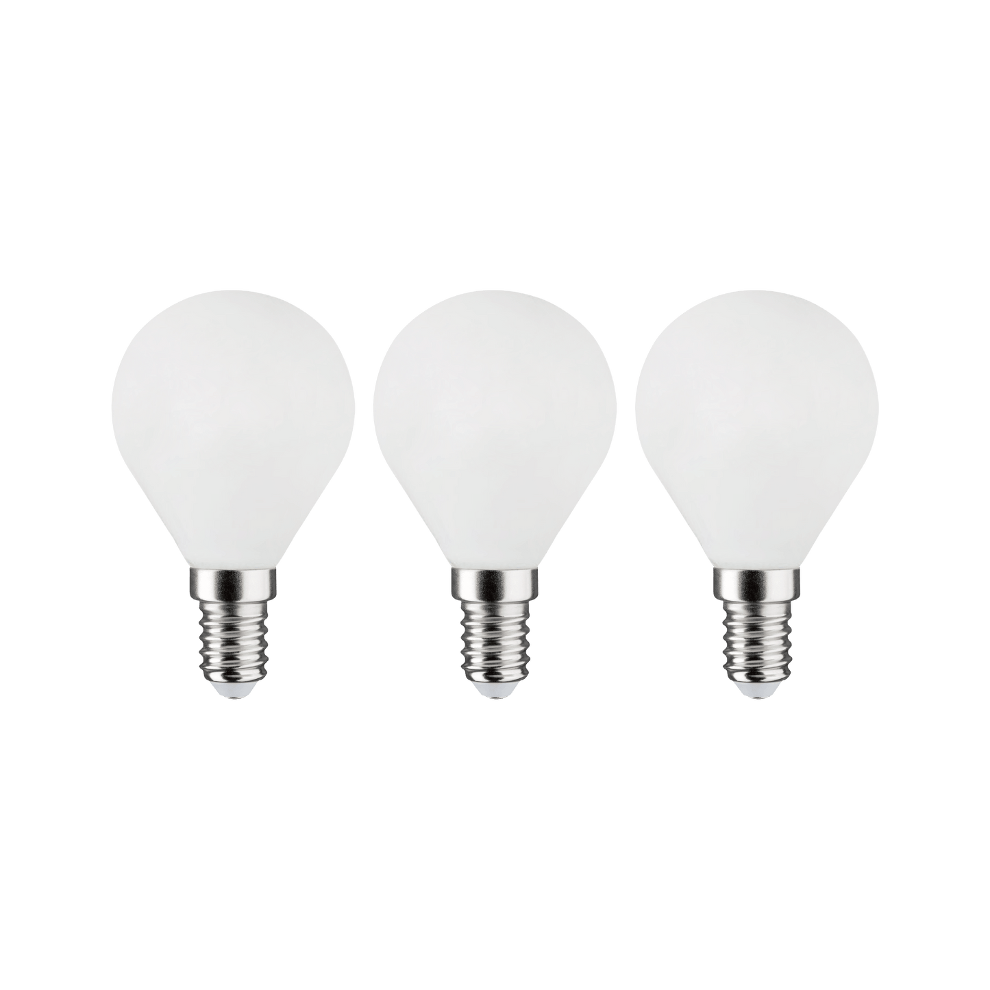 Bricocenter 3 LED BULBS E14=40W FROSTED SPHERE WARM LIGHT
