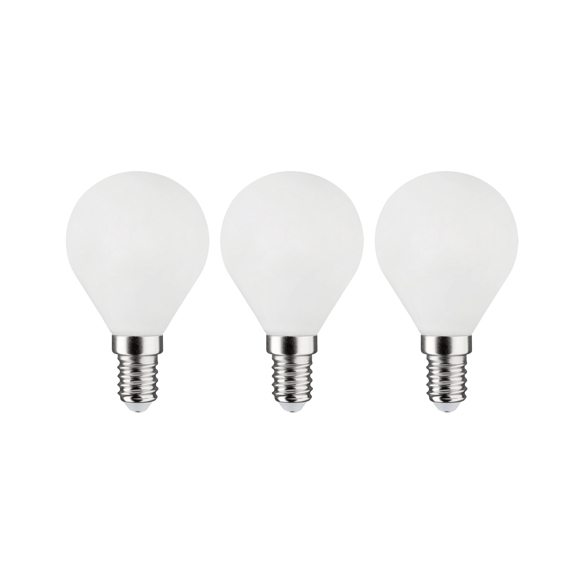 Bricocenter 3 LED BULBS E14=40W FROSTED SPHERE WARM LIGHT