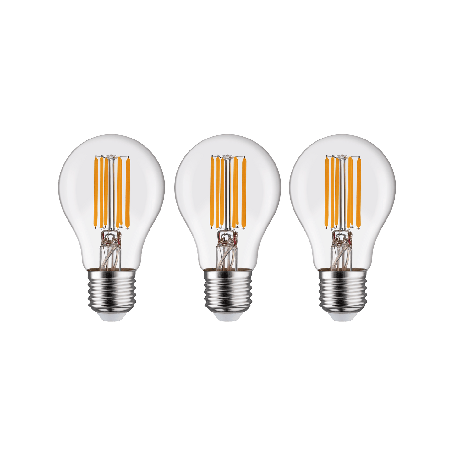 Bricocenter 3 LED BULBS E27= 100W DROP TRANSPARENT WARM LIGHT