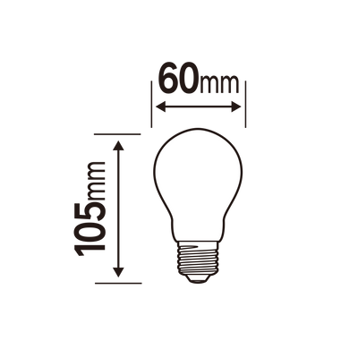 3 LED BULBS E27=100W DROP TRANSPARENT NATURAL LIGHT - best price from Maltashopper.com BR420005861